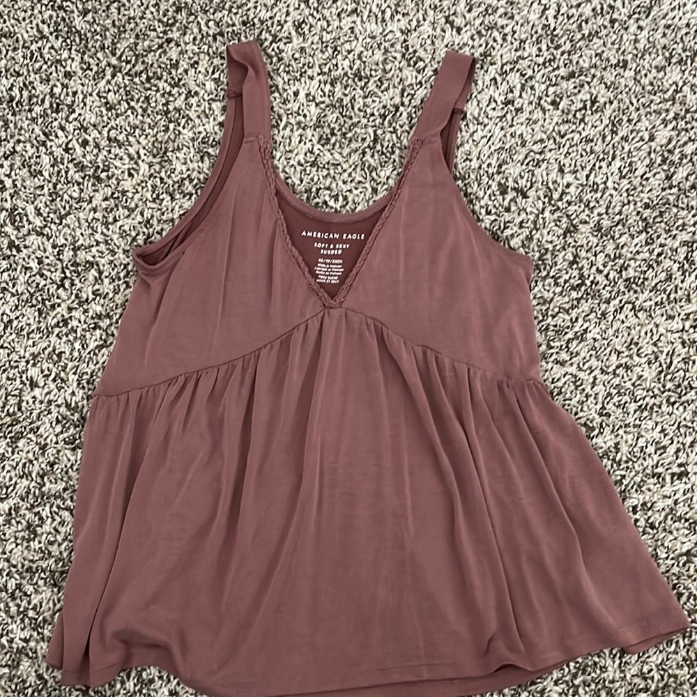 AE Soft & Sexy Sueded Peplum size XS